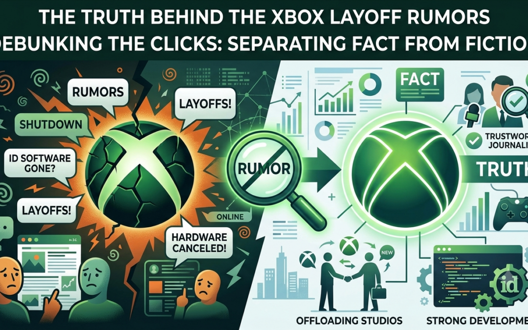 The Truth About Xbox Layoffs: Separating Fact from Clickbait Rumors
