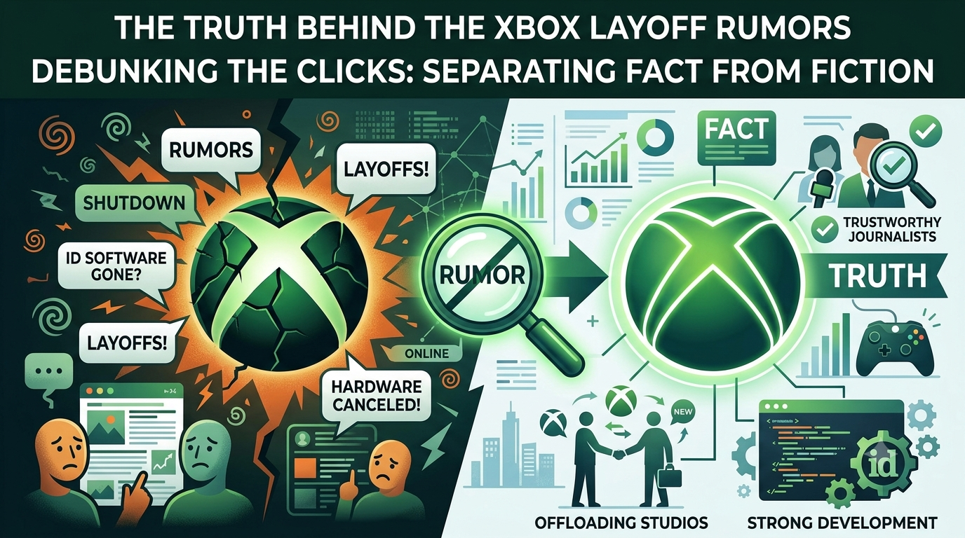 The Truth About Xbox Layoffs: Separating Fact from Clickbait Rumors The Truth About Xbox Layoffs: Separating Fact from Clickbait Rumors